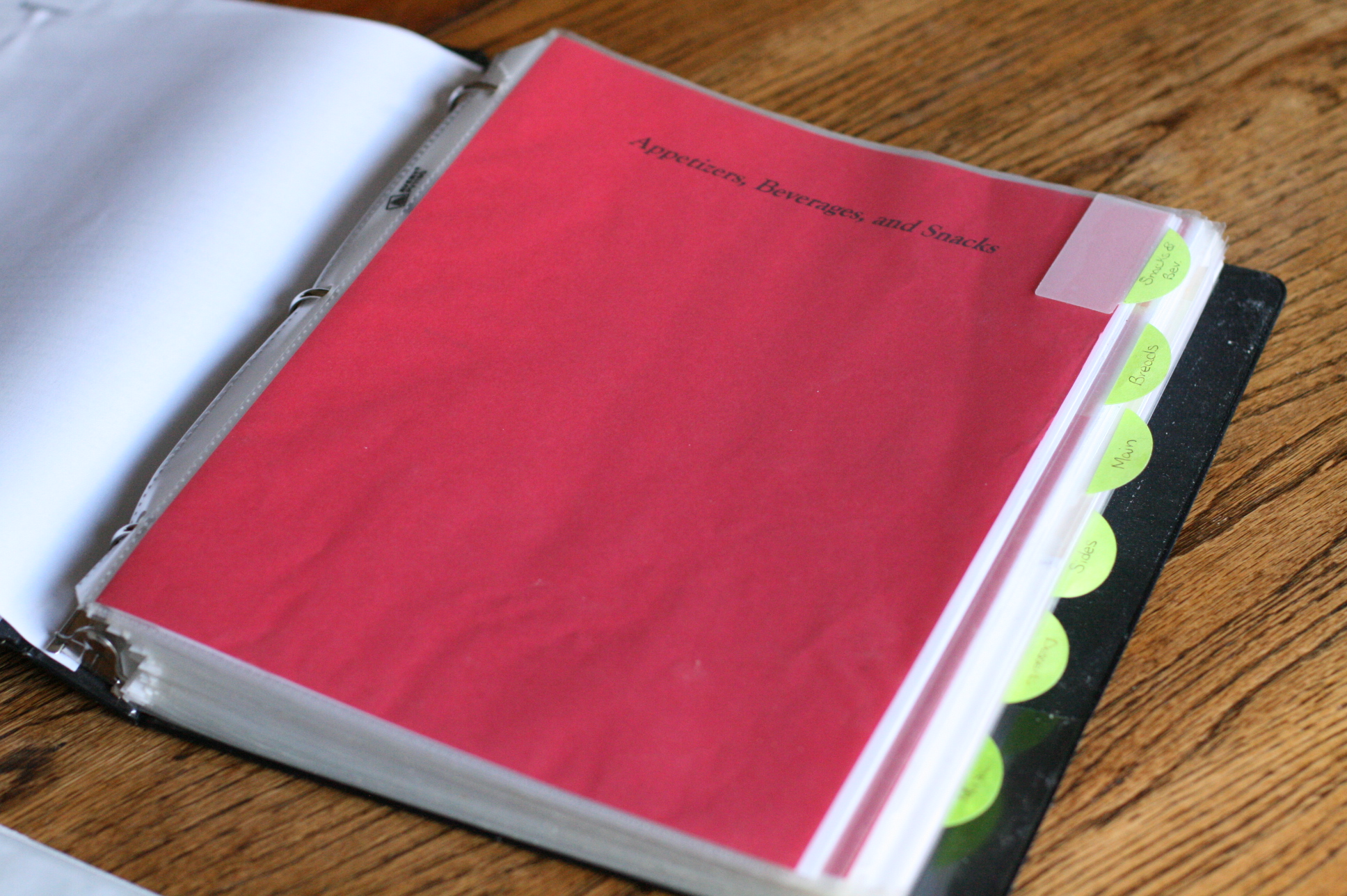 Refreshing my Recipe Binder (with printable!) - elizabeth clare