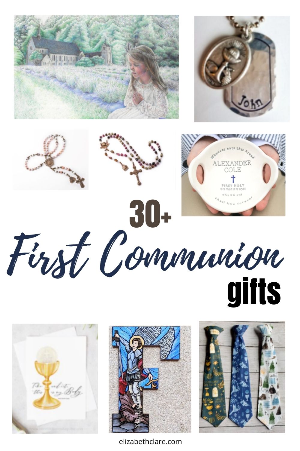 30+ First Communion Gift Ideas - elizabeth clare